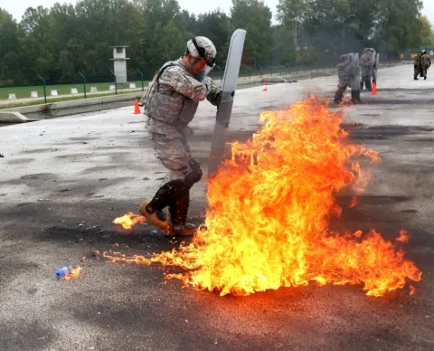 A hot day in Hohenfels for 1-40th CAV
