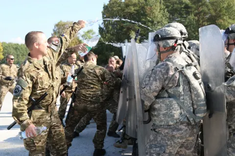Crowd Riot Control Training
