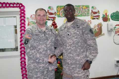 Lt. Gen. Hodges visits the troops in Kosovo