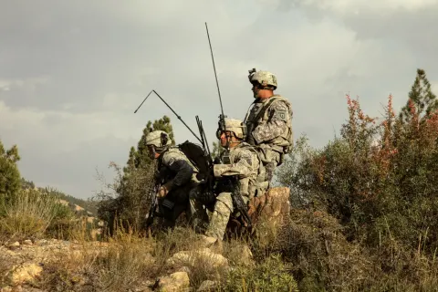 Cavalry patrol