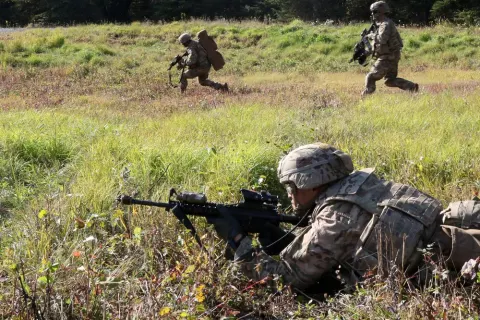 Spartan battle-drills with live ammo