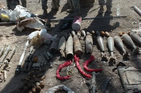 Coalition Forces net caches with material for 200 IEDs