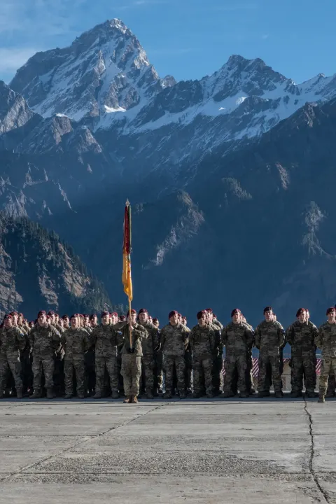 Denali Squadron Stands at Attention