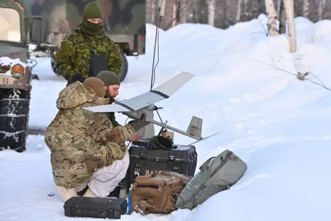 Digging in for a night defense