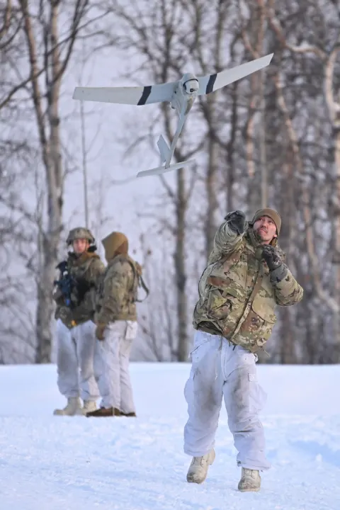 Digging in for a night defense