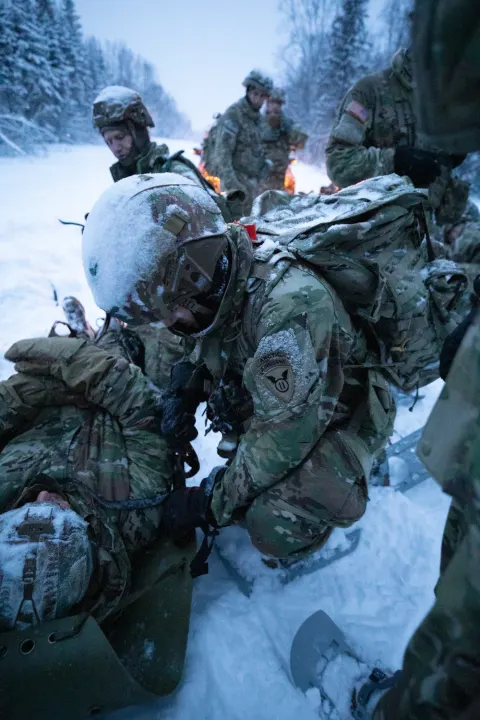 Arctic Angels Compete in Cold Weather Fitness Competition